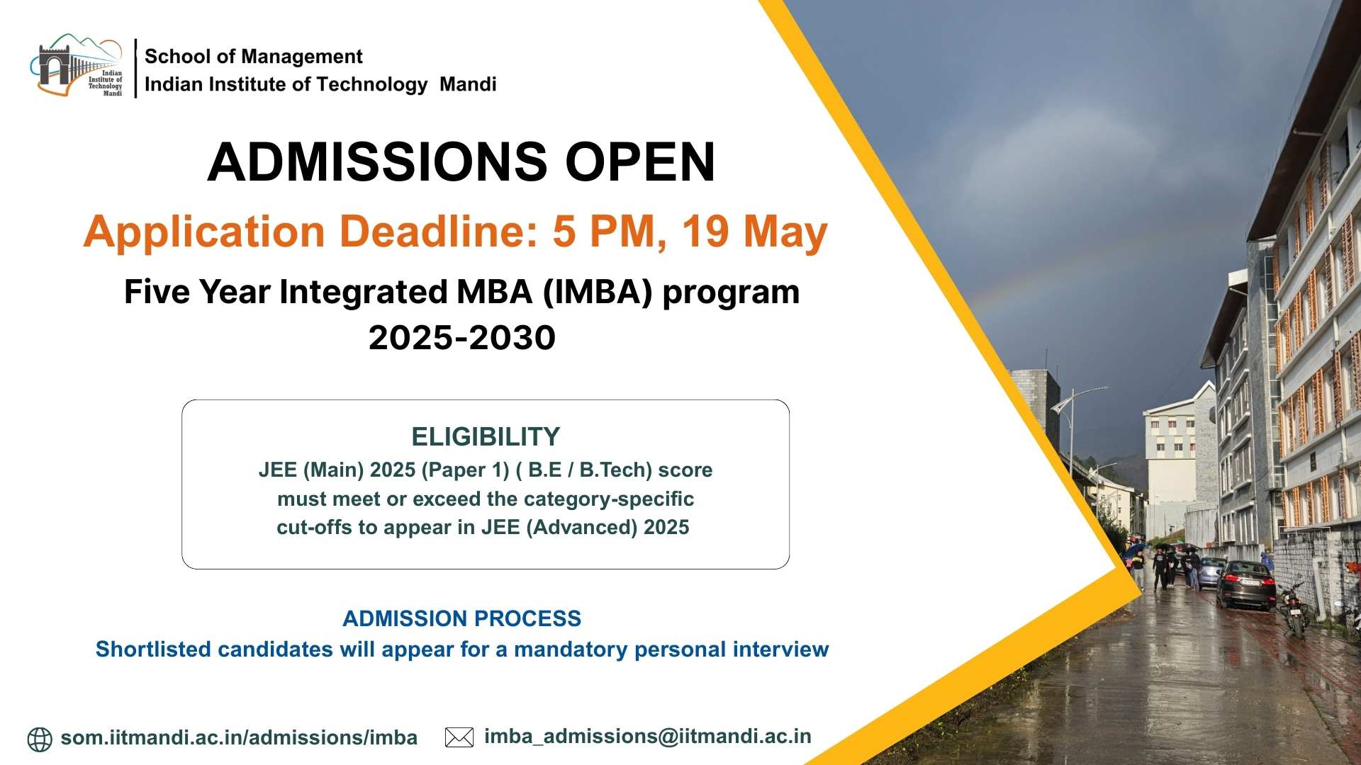 mba admission IIT Mandi