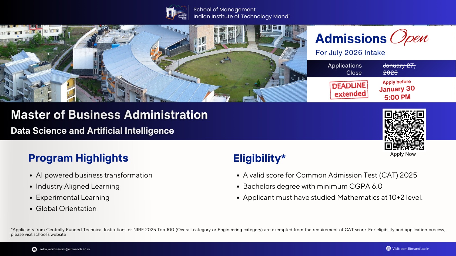 MBA placement batch 2022 IIT Mandi